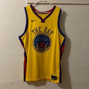 Nike Steph Curry Chinese Heritage The Bay Jersey